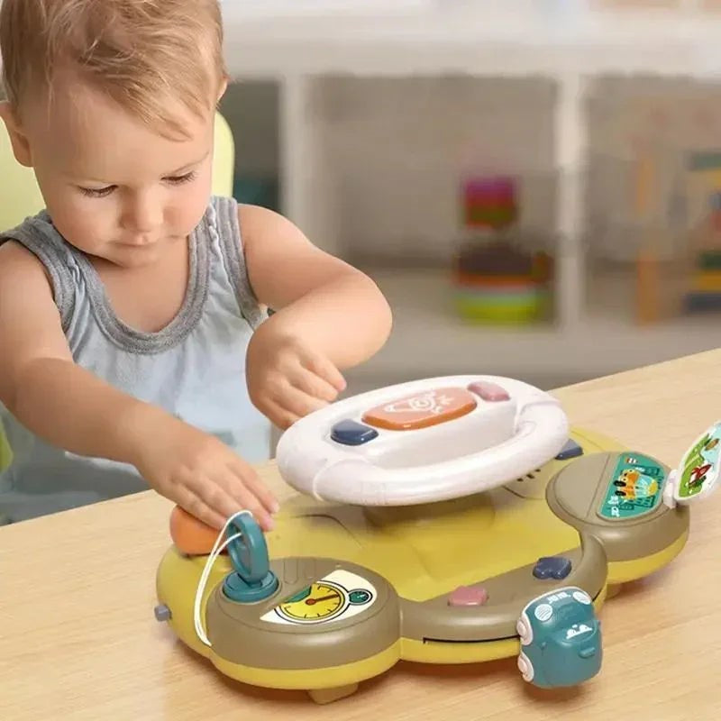 Baby Steering Wheel Toy ? Interactive Driving Fun for Little Explorers