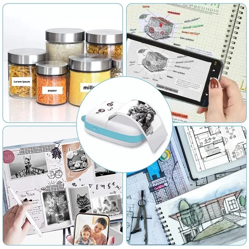 Buy Wireless Bluetooth Mini Photo Thermal Printer