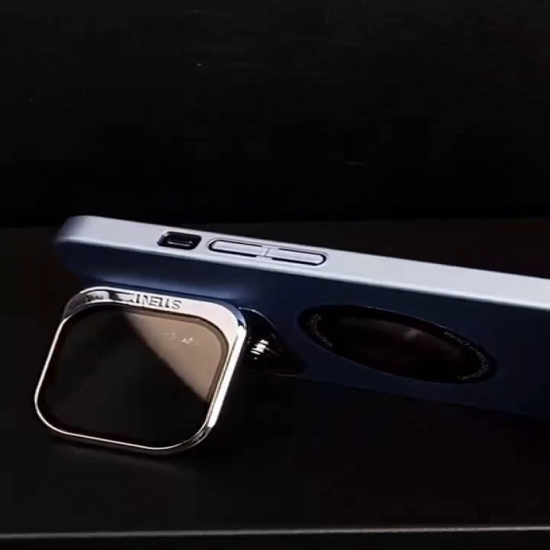 Premium Acrylic Invisible Kickstand Case With Lens Protector