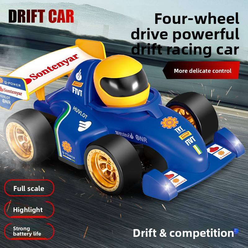 Cross-Border 2.4G Remote Control RC Cars New Formula Racing Car Model with Four-Way Drift