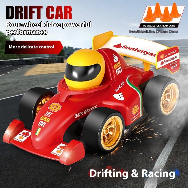 Cross-Border 2.4G Remote Control RC Cars New Formula Racing Car Model with Four-Way Drift