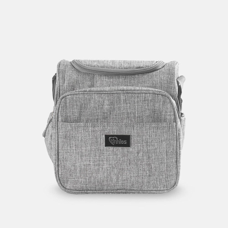 Baby Diaper Bag Textured Grey - T5007-B