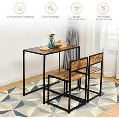 Nookie Modern Kitchen Dining Room Chair Table Set (Set Of 3) by Metallics Home