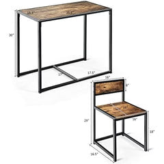 Nookie Modern Kitchen Dining Room Chair Table Set (Set Of 3) by Metallics Home