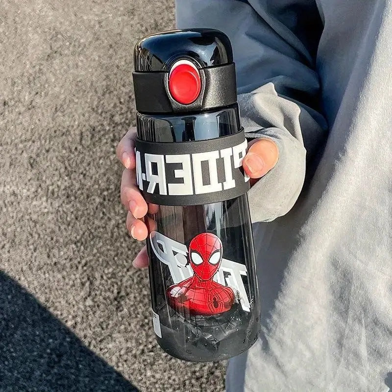 Disney Spider Kids Water Bottle 620ml High Temperature Resistant