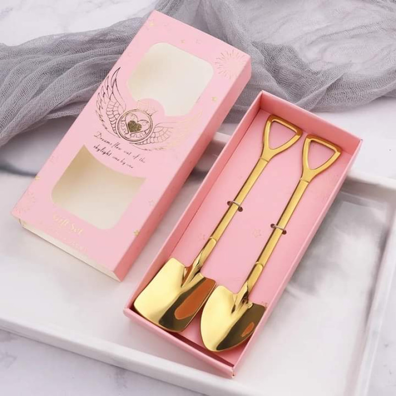 Creative Stainless Steel Spoon Set (2pcs)