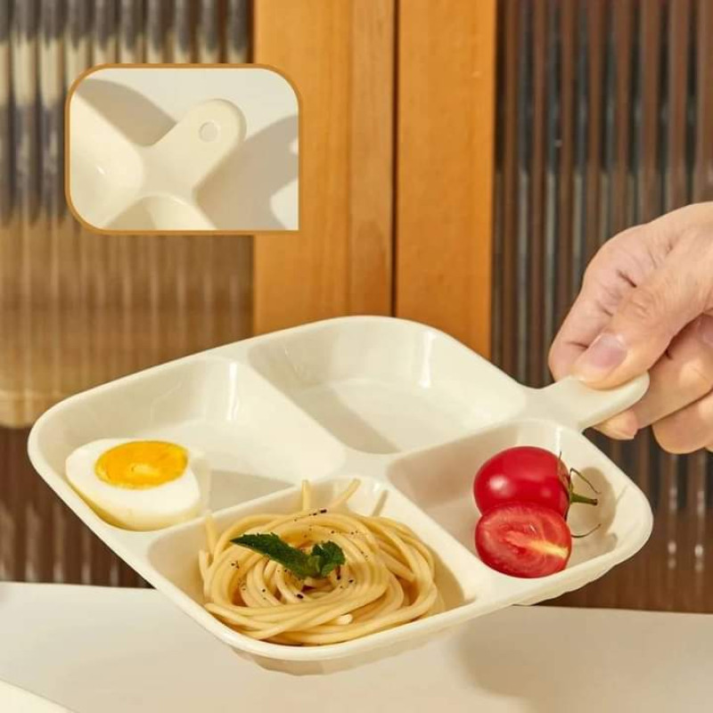four compartment snack and serving tray