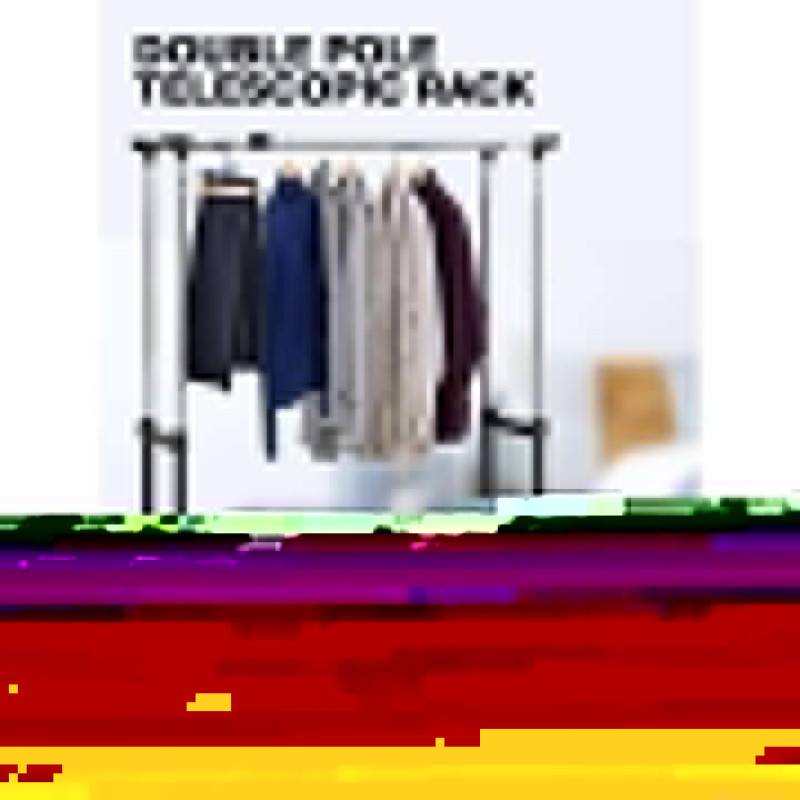 Double Pole Clothes Stand