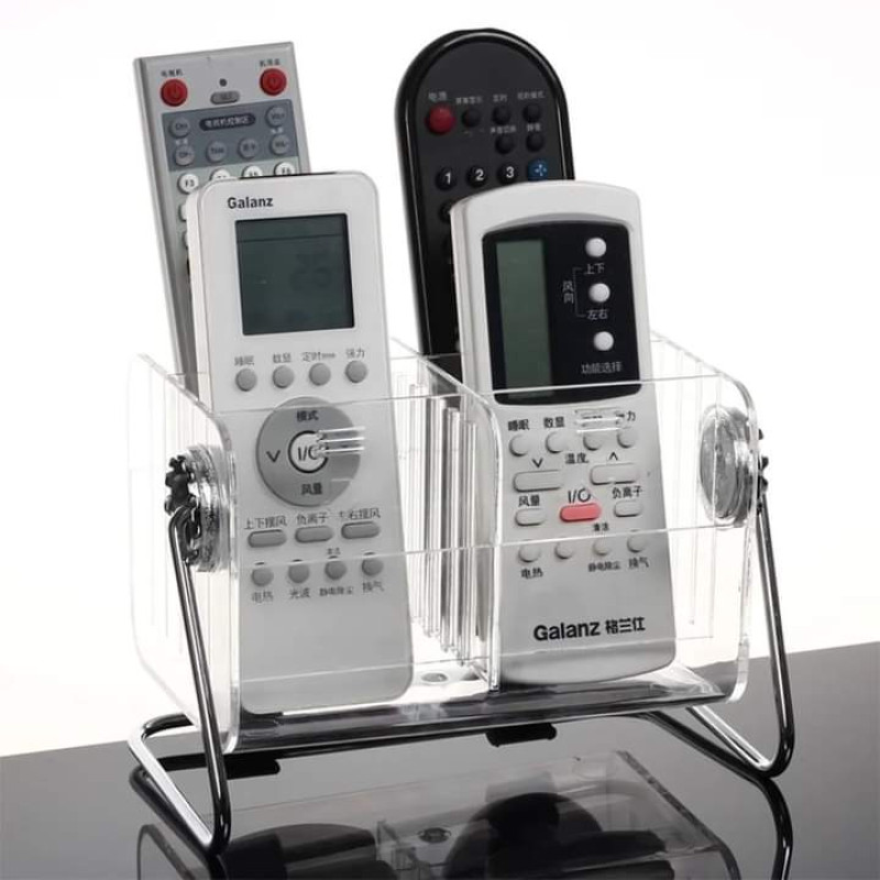 Acrylic 6 Grid Remote And Multipurpose Stand
