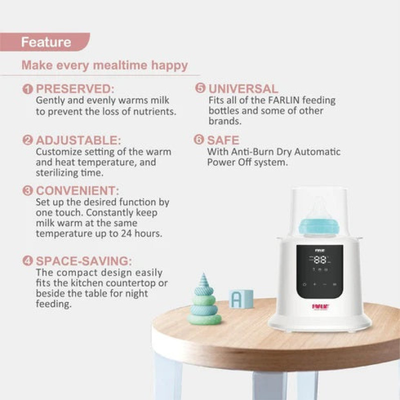 Farlin Bottle & Food Digital Warmer-AE-10006