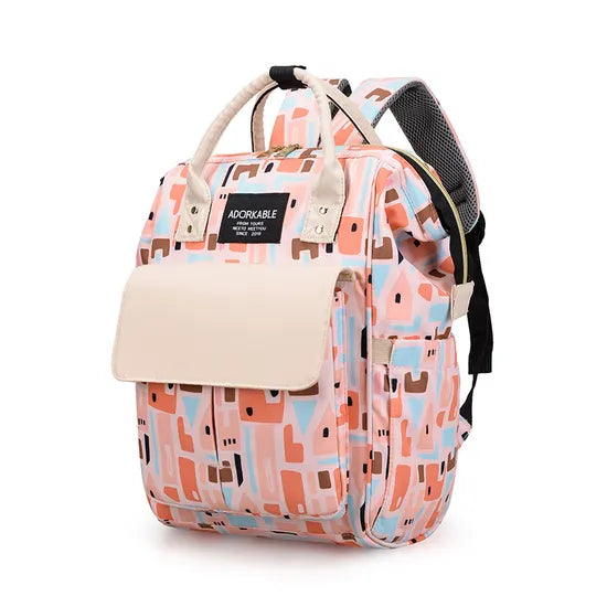 Fashion Mommy Maternity Diaper Bag Backpack - Downtown