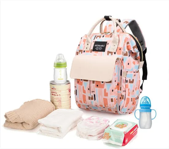 Fashion Mommy Maternity Diaper Bag Backpack - Downtown