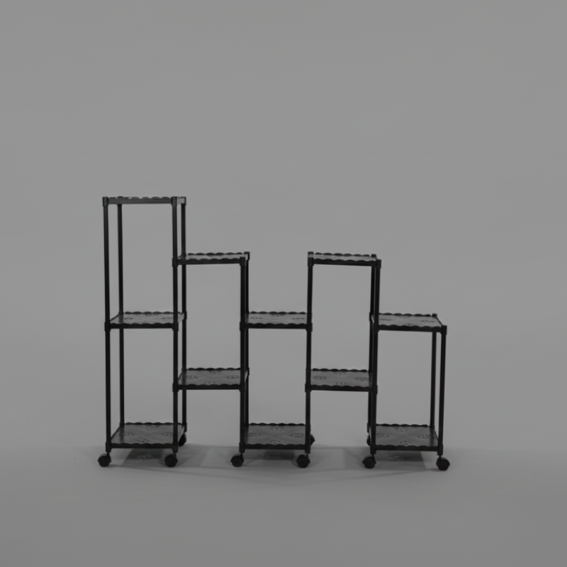“Plants Organizer Trolley – Multi-Tier Indoor & Outdoor Plant Storage Cart”