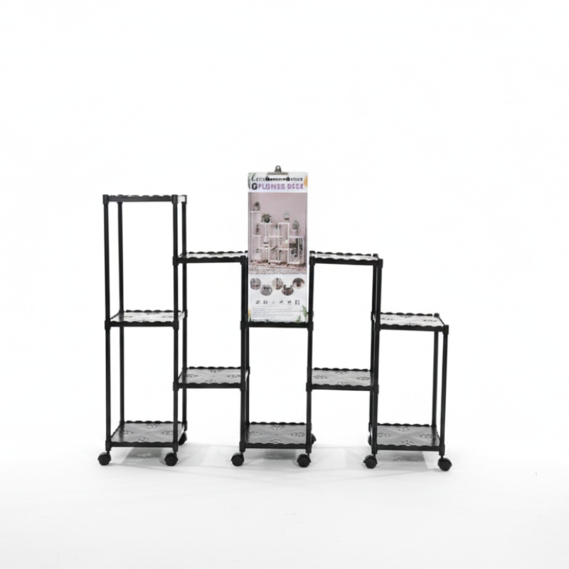 “Plants Organizer Trolley – Multi-Tier Indoor & Outdoor Plant Storage Cart”