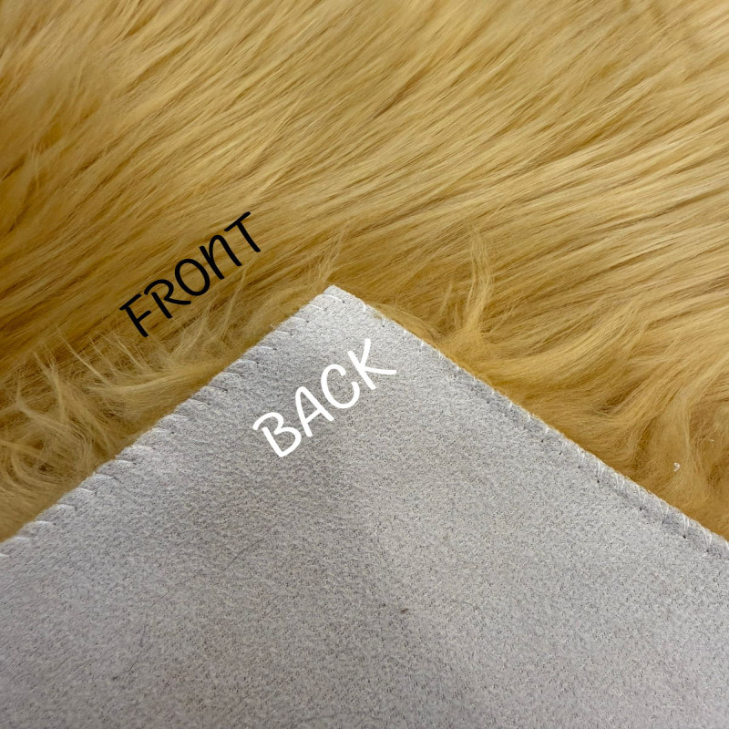 Sheep Fur Mat Large Size 29x20 Inch