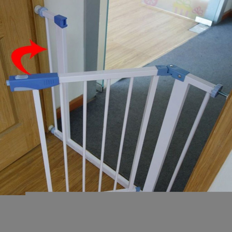 Safety Stairs/Door Gate Care For Baby Or Pets 75 CM Tall, And from 75 CM to 84 CM Wide Included Optional 30 CM Extension To Make It 105 CM To 114 CM Wide