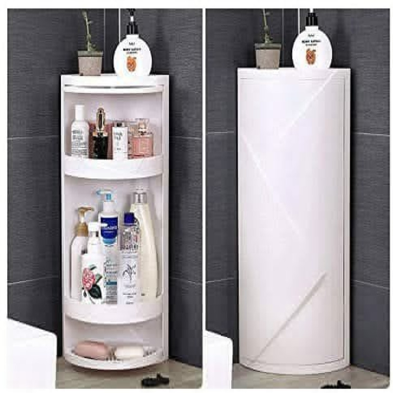 Corner Storage Cabinet (360? Rotatable)
