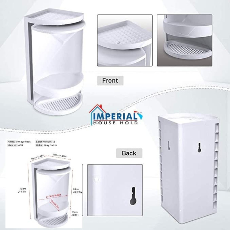 Corner Storage Cabinet (360? Rotatable)