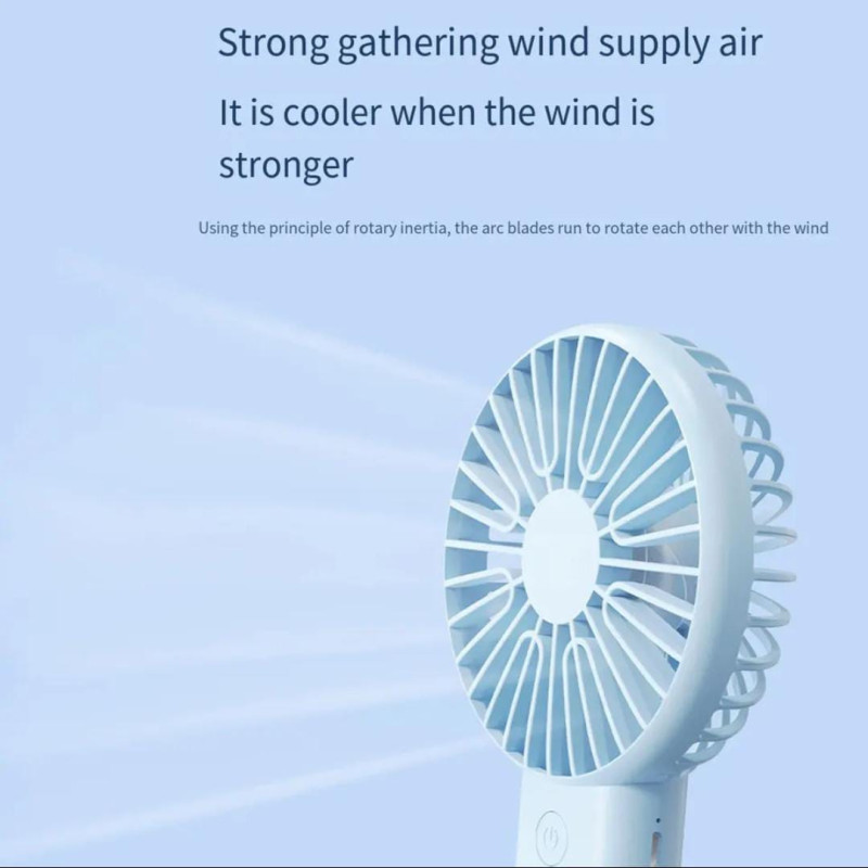 Rechargeable handheld fan