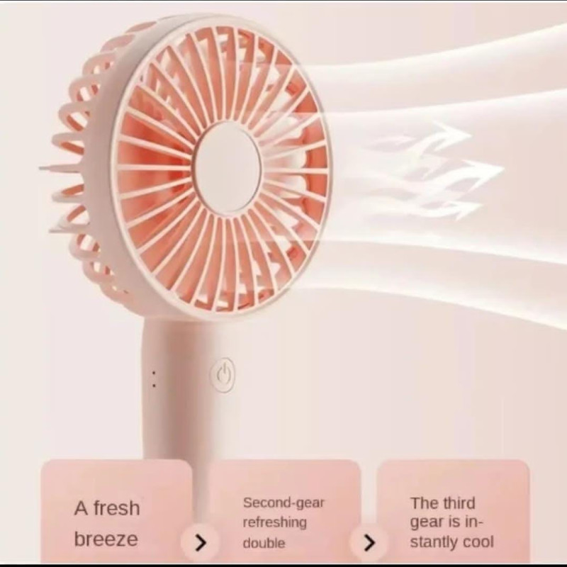Rechargeable handheld fan
