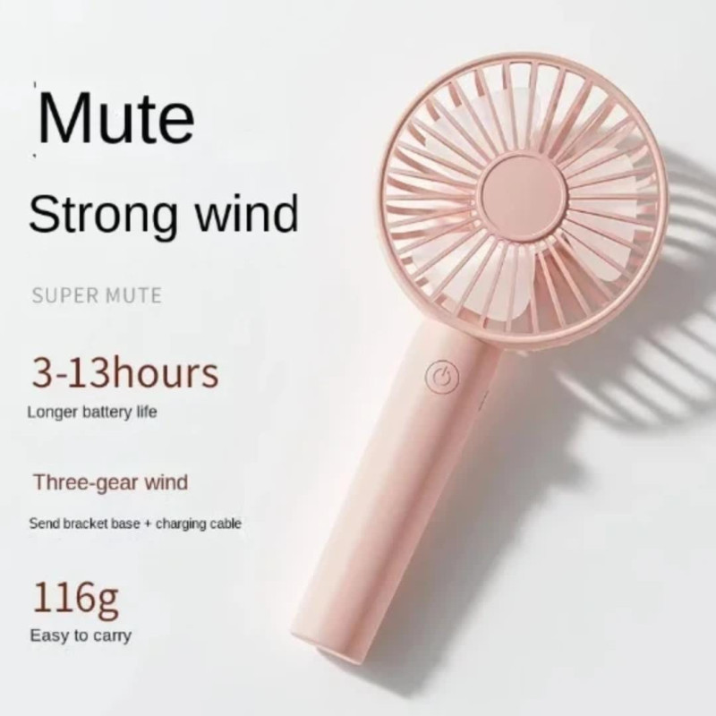 Rechargeable handheld fan