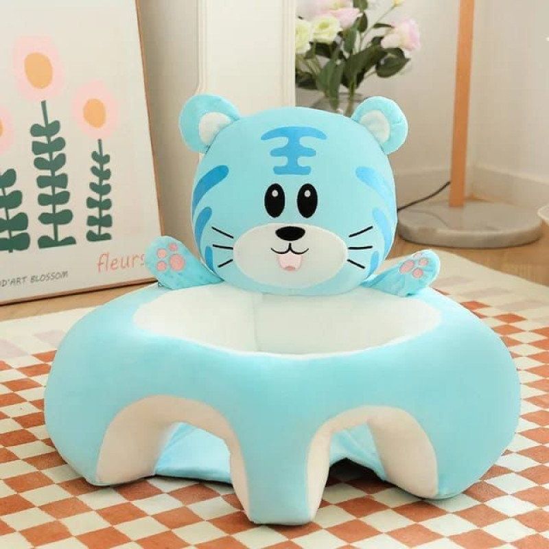 Infant Learning To Sit Sofa, Children's Anti-fall Seat, Cartoon Baby Plush Toy Stool, Training Sitting Posture
