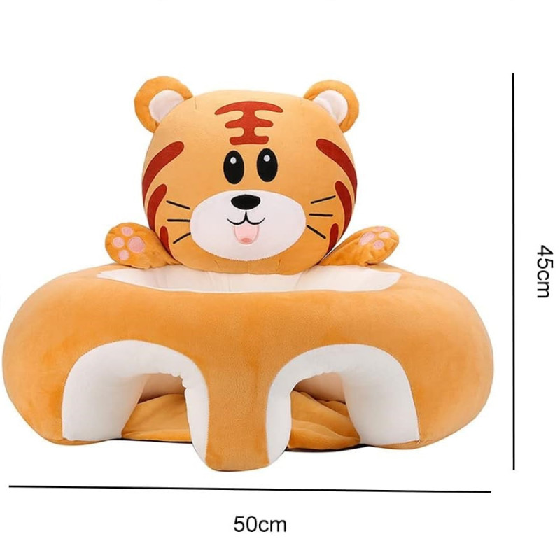 Infant Learning To Sit Sofa, Children's Anti-fall Seat, Cartoon Baby Plush Toy Stool, Training Sitting Posture