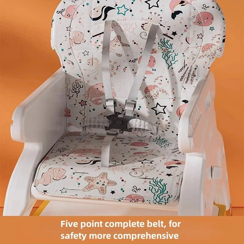 Infantes Baby Detachable Combined Growth Dining Chair - Peach