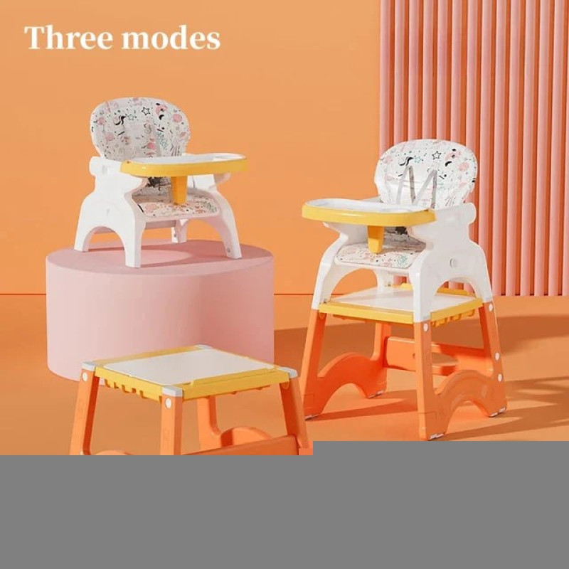 Infantes Baby Detachable Combined Growth Dining Chair - Peach