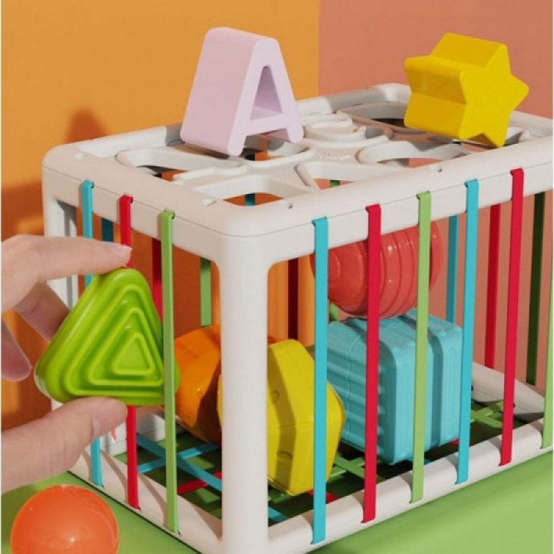 Intelligence Cube Geometric Shapes And Letters Huanger