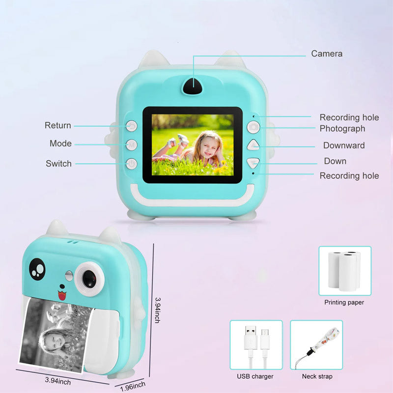 Kids Instant Image Print Digital Camera