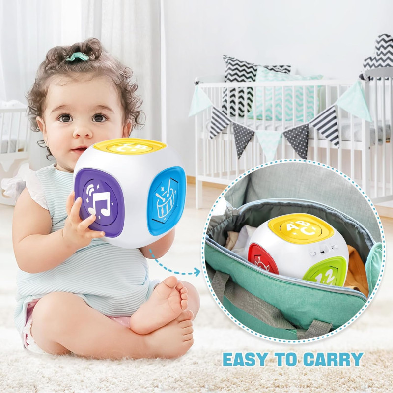 Learning Activity Cube 6-in-1 Sound & Fun Exploration Toy
