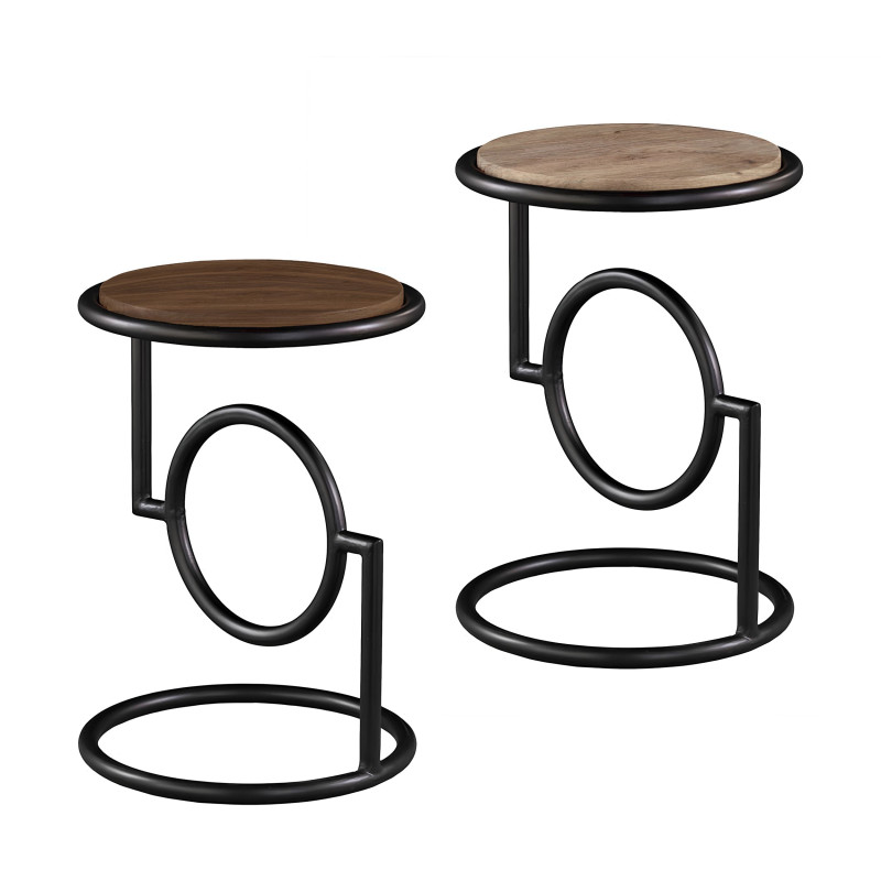 Loop Frame Accent Table By Matrix | Hamza Store