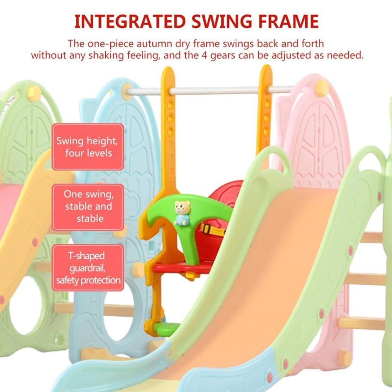 Infantes Baby Slide & Swing Set Multicolor