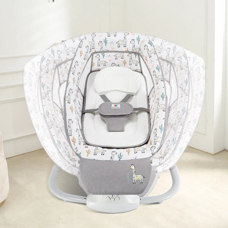 Mastela 3in1 Deluxe Multifunction Bassinet Auto Baby Swing - Light Grey - 8207