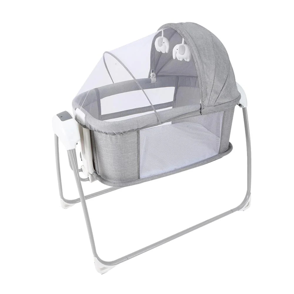 Mastela 4in1 Baby Swing Bassinet Electronic - Dark Grey - 8901