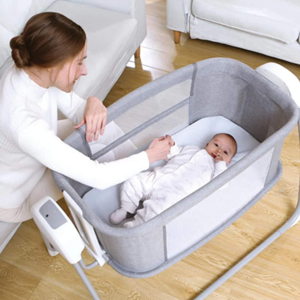 Mastela 4in1 Baby Swing Bassinet Electronic - Dark Grey - 8901