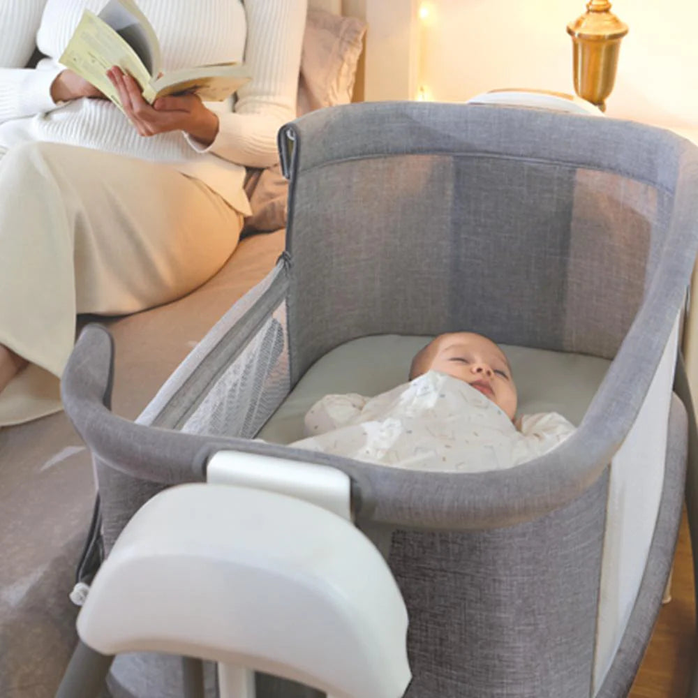 Mastela 4in1 Baby Swing Bassinet Electronic - Dark Grey - 8901