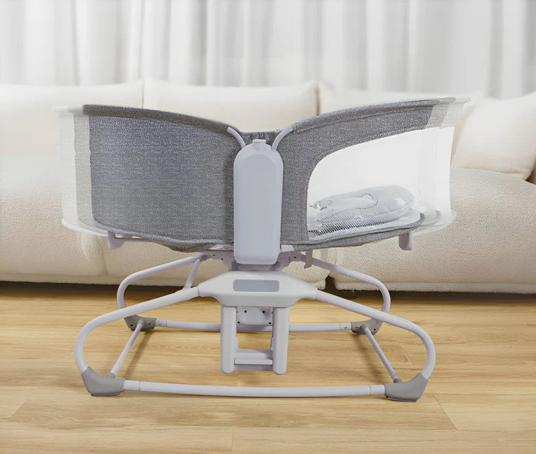 Mastela 4in1 Baby Automatic Electric Swing + Bassinet - Bear Print - 3088