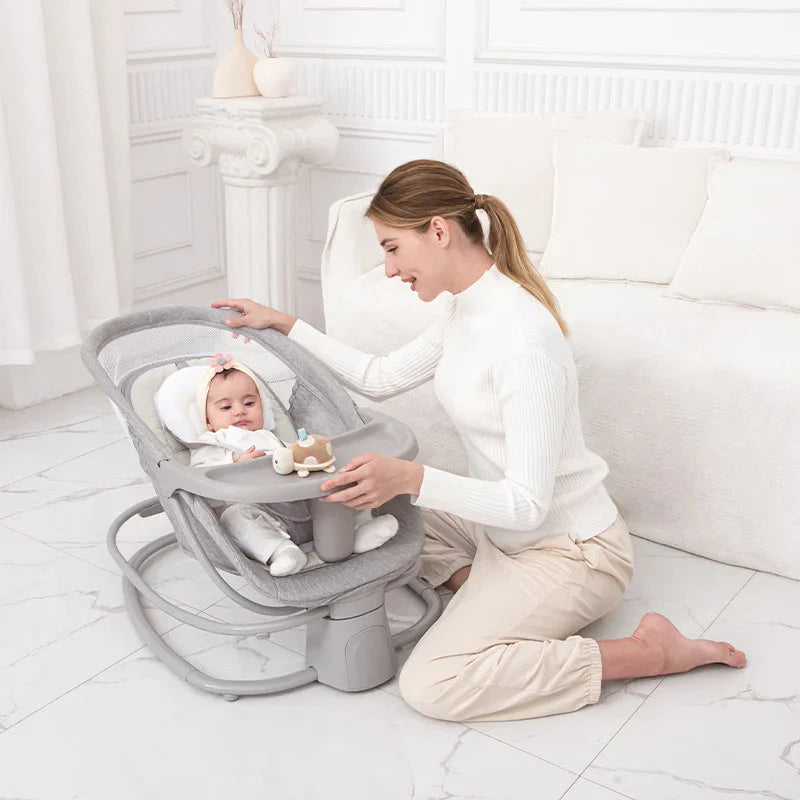 Mastela 4in1 Round Shaped Electronic Baby Swing - 8114