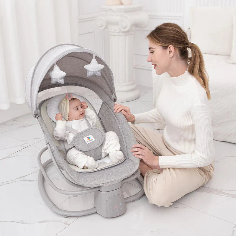 Mastela 4in1 Round Shaped Electronic Baby Swing - 8114