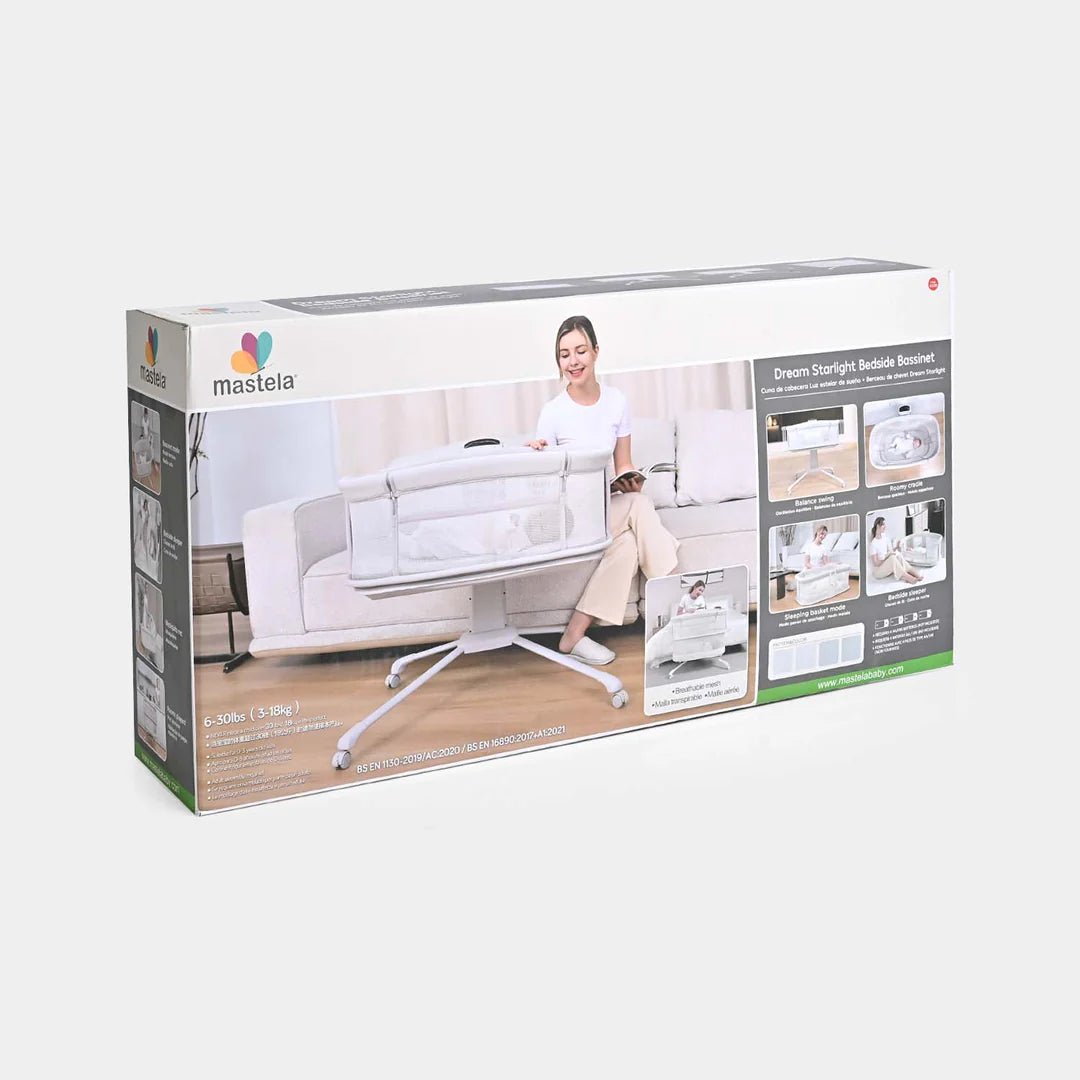 Mastela 4in1 Baby Swing Bassinet Electronic - Beige - 3328