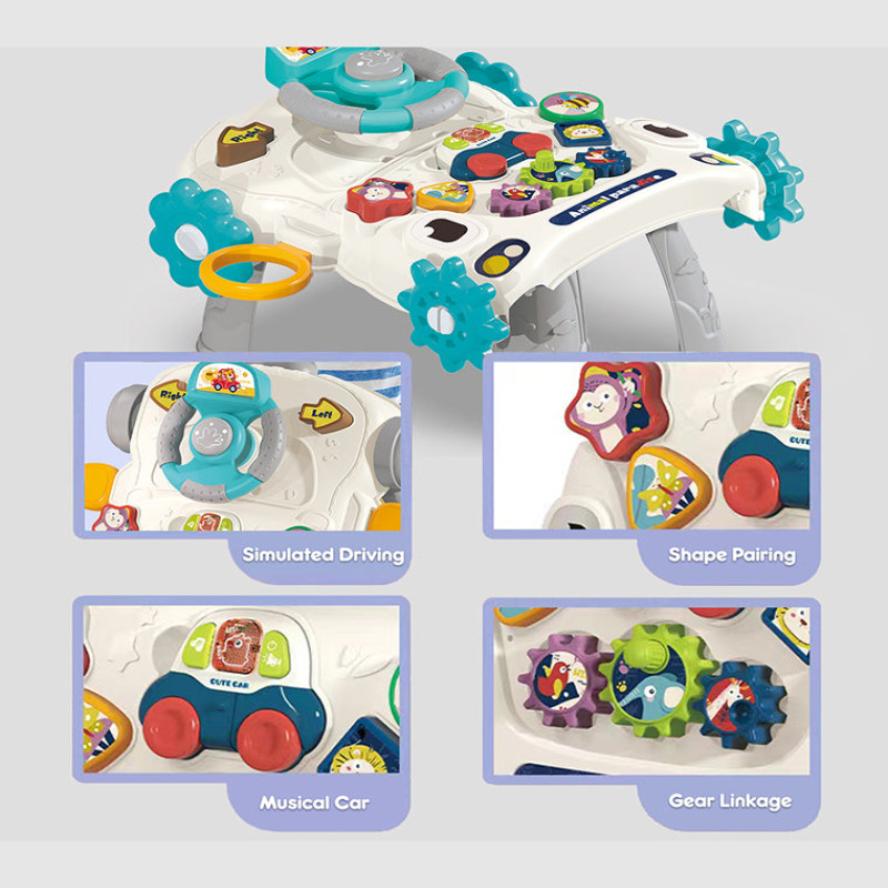 Multifunctional Activity Walker 5 In 1 Grey