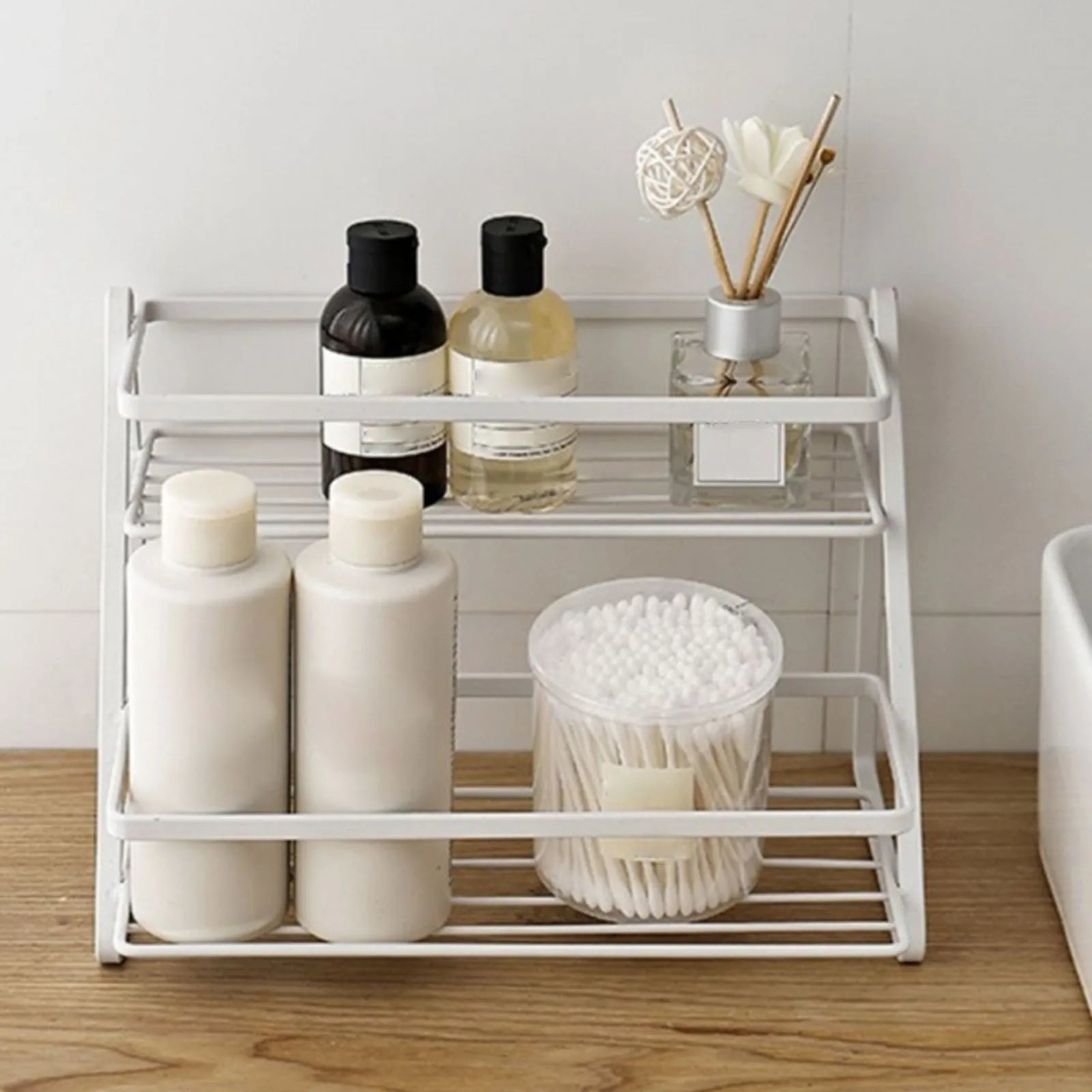 Multipurpose Makeup, Bathroom and Kitchen Organizer by Metallics Home