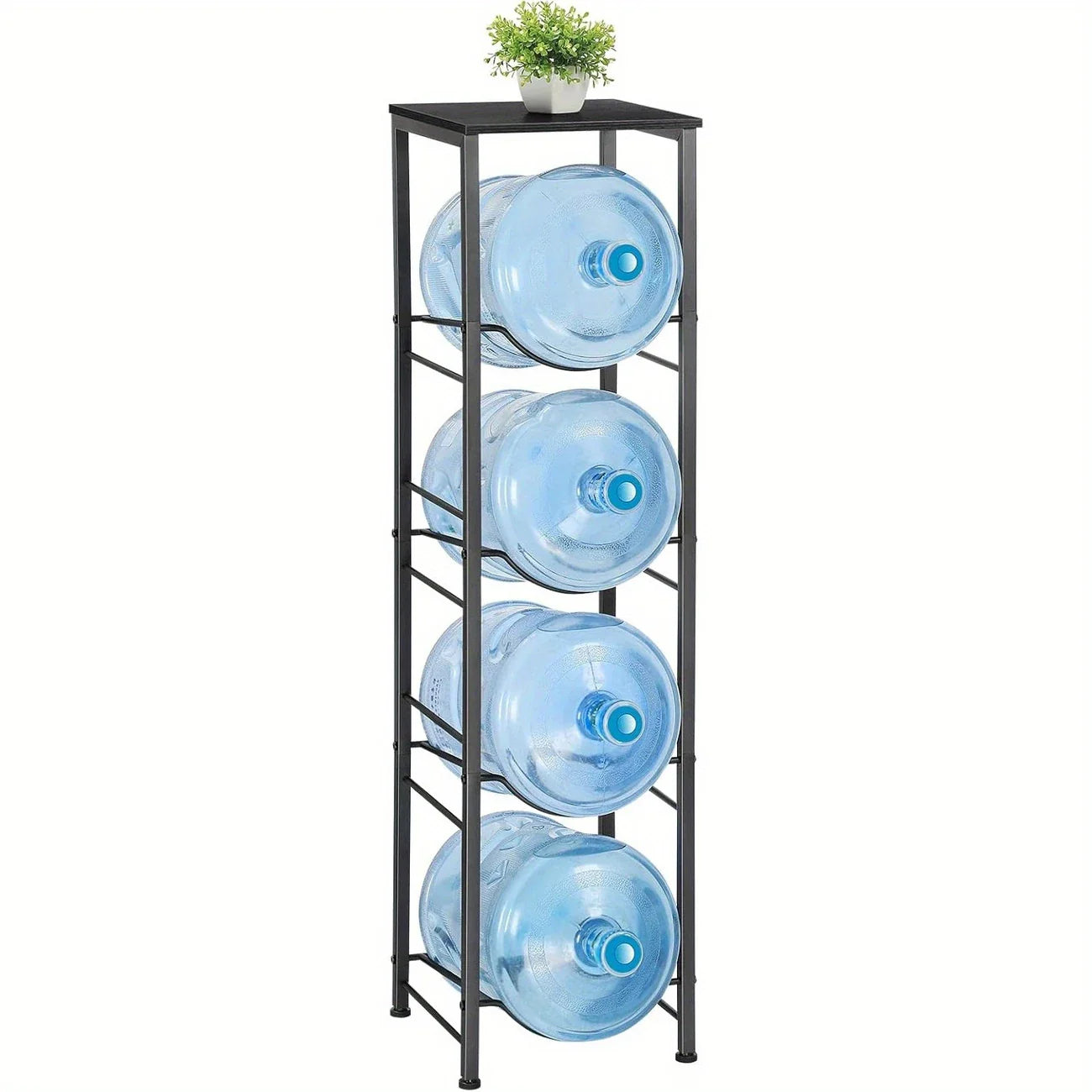 4 IN 1 Water Bottle Holder With Dispenser Top by Metallics Home