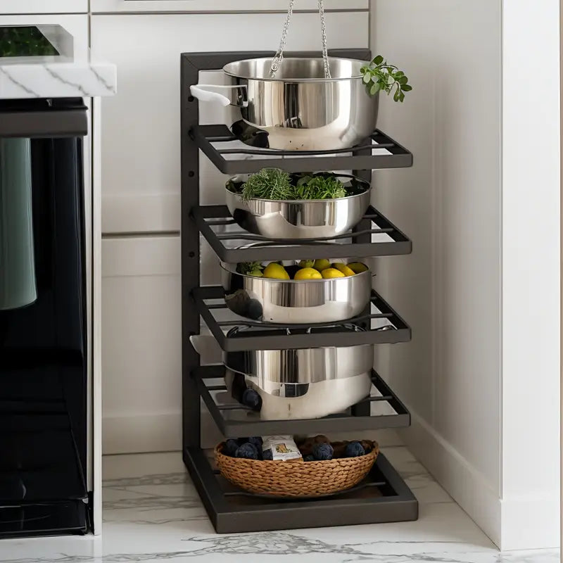 Floor Standing Kitchen Shelf by Metallics Home