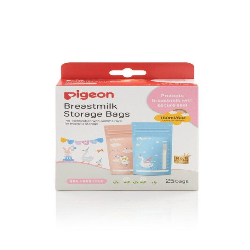 Pigeon Breastmilk Storage Bags 180ml Animals-A79321