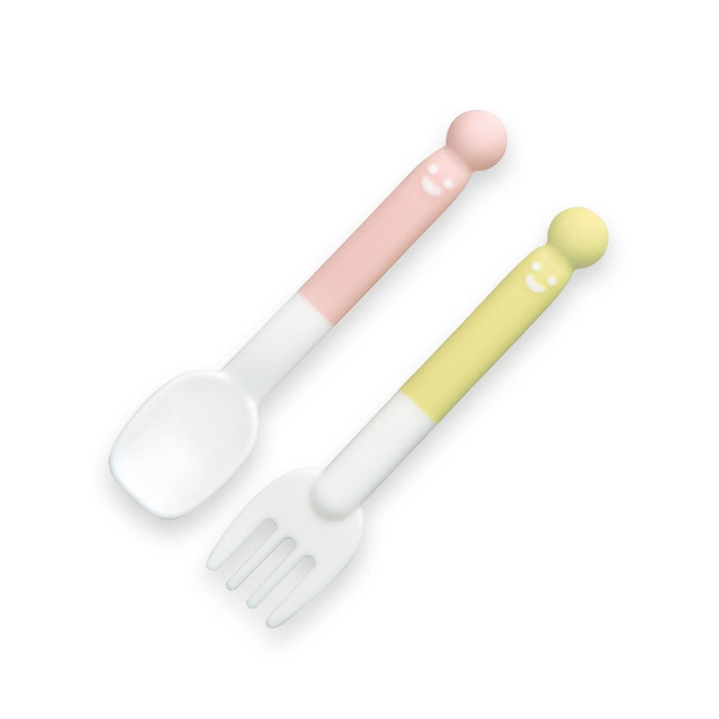 Pigeon Self-Wean Spoon & Fork Set-D79684