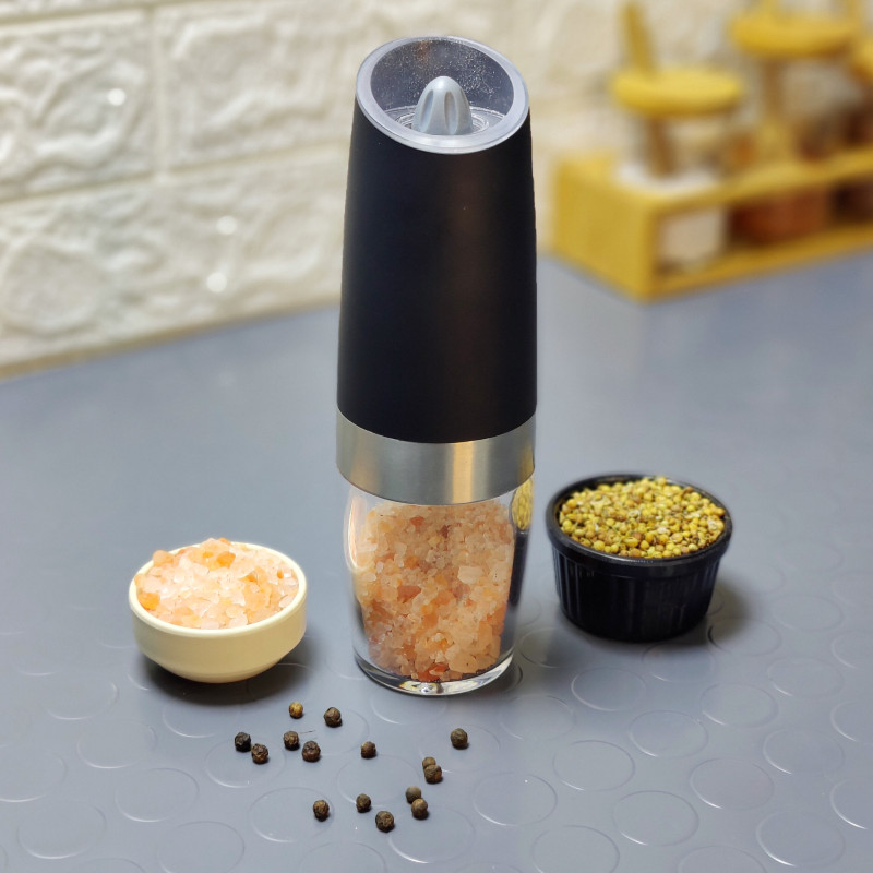Gravity Operated automated Salt and Pepper Grinder.