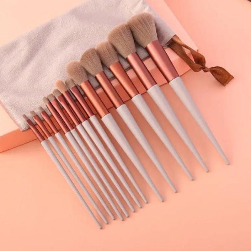 13-Piece Soft Makeup Brush Set